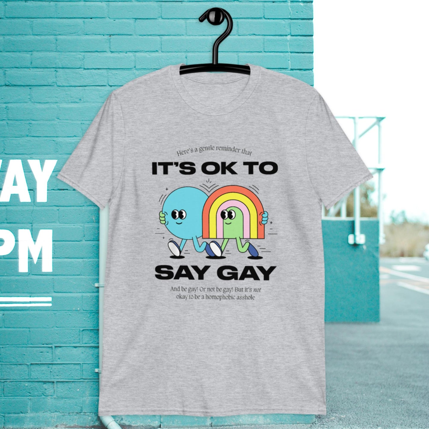 It's Ok To Say Gay - Adult Size/LanguageEternal Distinction9820207_503Sport GreySSIt's Ok To Say Gay - Adult Size/Language